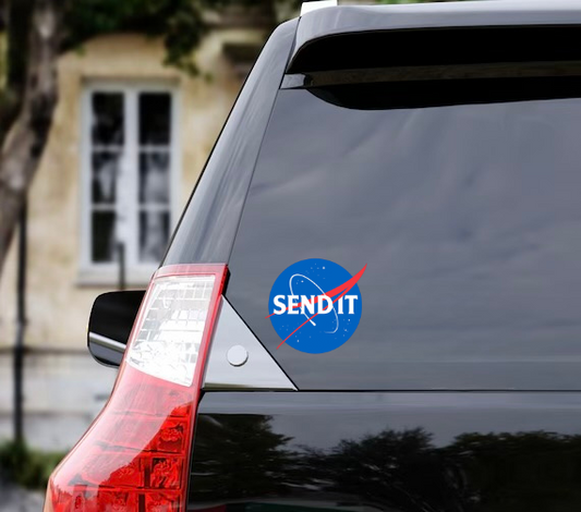 The Send It | Space Coast Thrill Seekers | Premium Die-Cut Decal