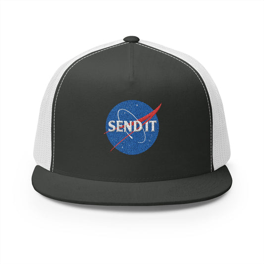 The Send It | Space Coast Thrill Seekers | Premium 5 Panel Trucker Hat